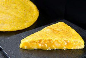 Potato omelette pintxo in Vitoria