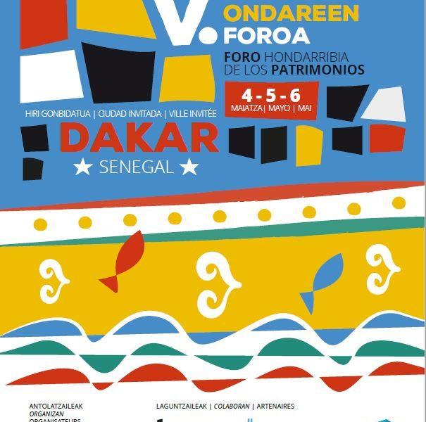 Cartel Foro patrimonios Hondarribia